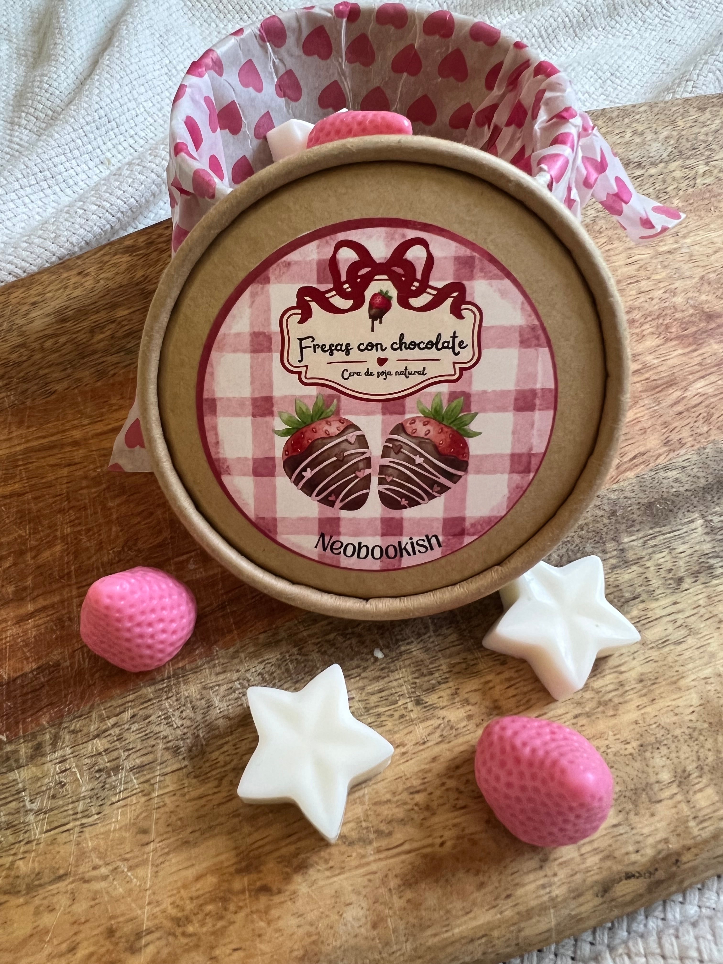 Waxmelt fresas con chocolate