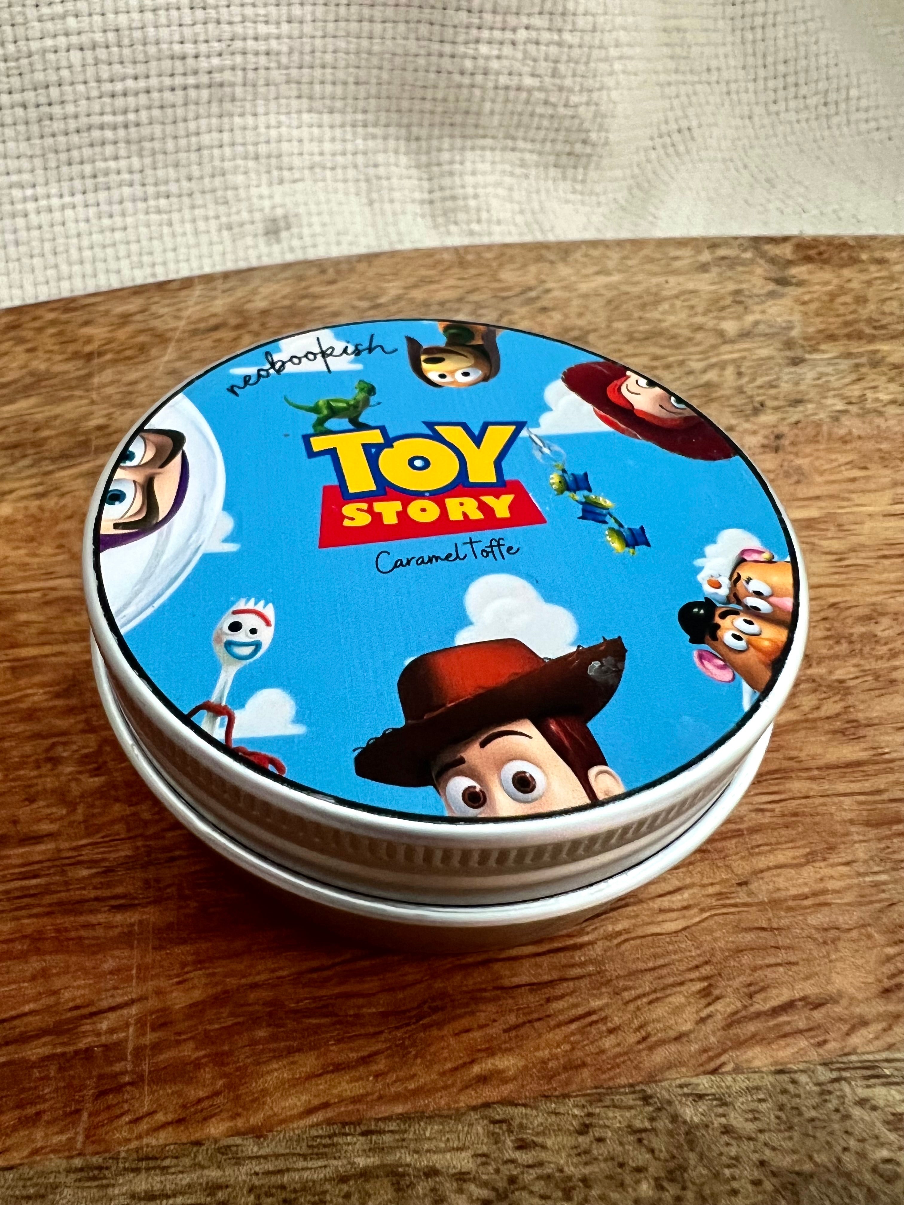 Vela en lata, caramel toffe