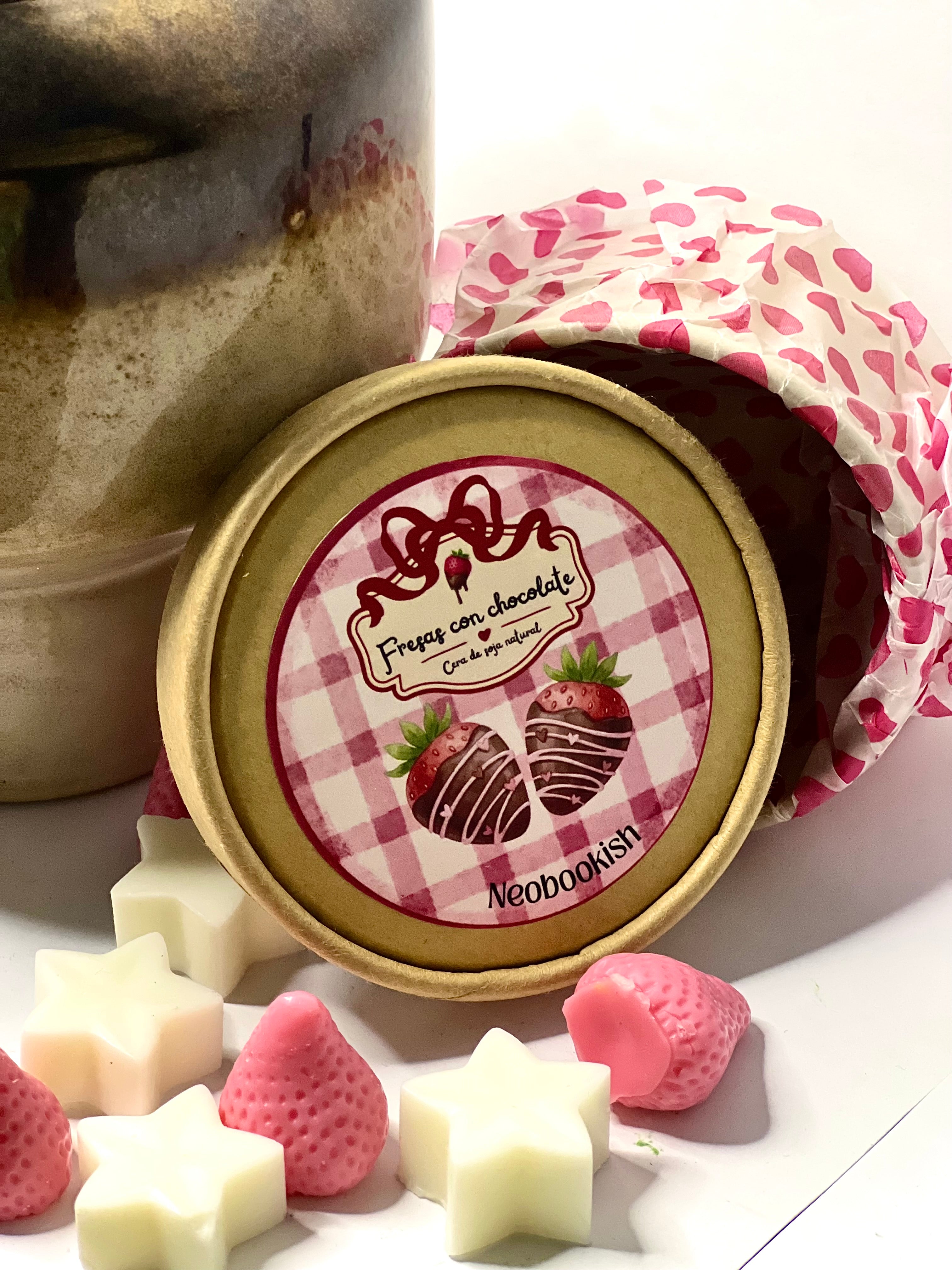 Waxmelt fresas con chocolate